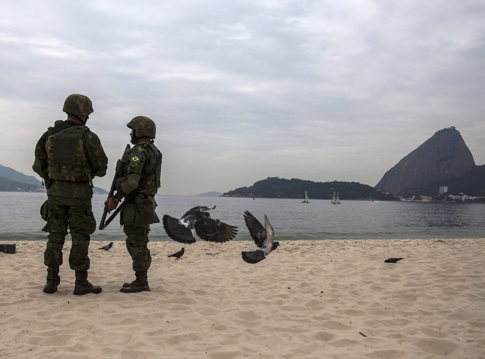 Brazilian Navy security training for the Rio 2016 Olympics