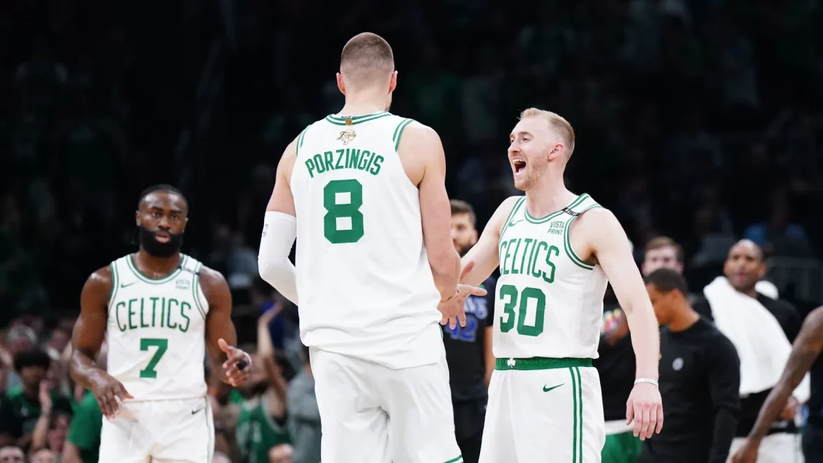 Kristaps Porzingis Sam Hauser