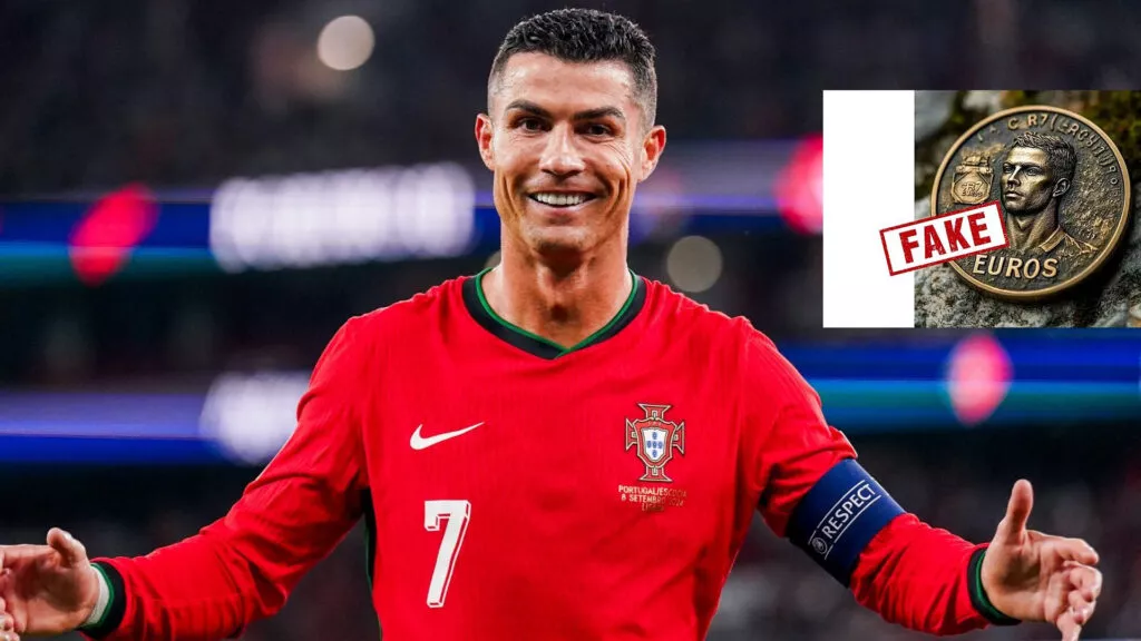 Cristiano Ronaldo Portugal Fake Coin 1024x576