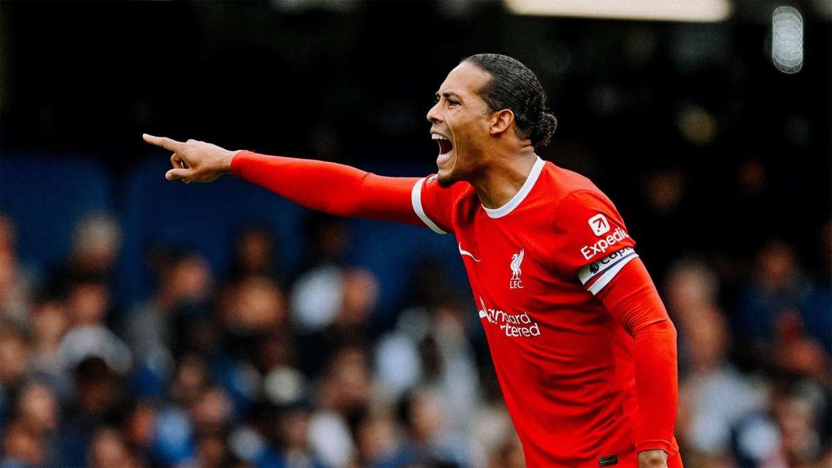 Virgil Van Dijk Chelsea Reaction 13082023