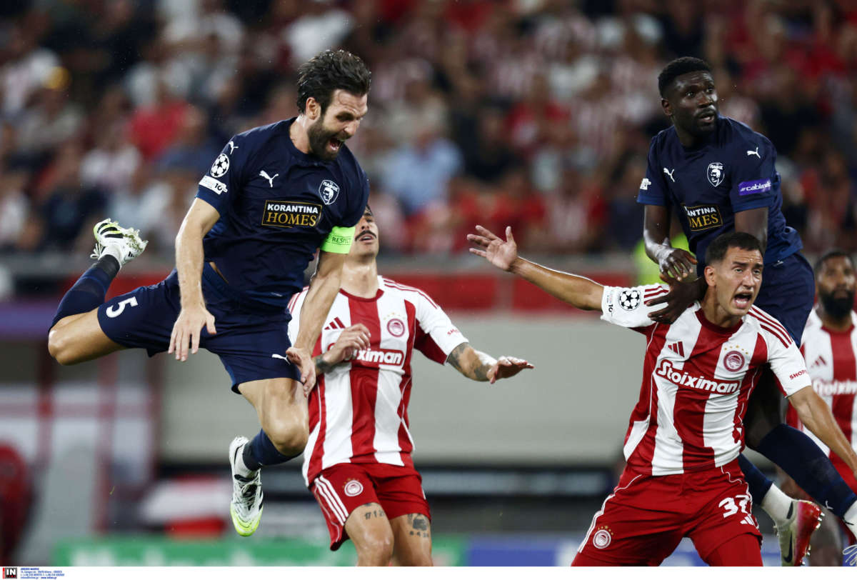 <br>ÏËÕÌÐÉÁÊÏÓ ÐÁÖÏÓ <br>(ÔÓÁÌÐÉÏÍÓ ËÉÃÊ 2025 2026) <br><br>olympiakos Pafos <br>(champions League 2025 2026)