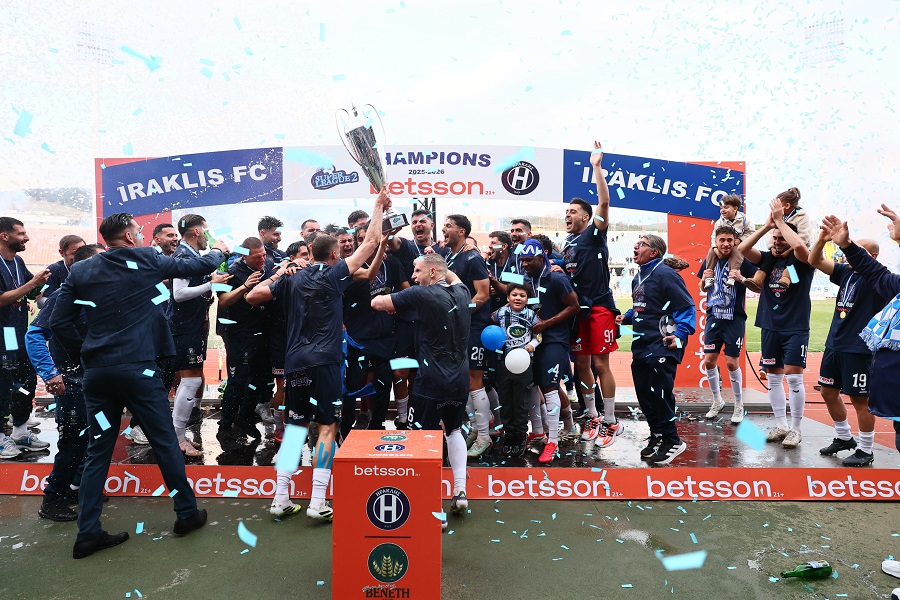 [385697] Superleague 2 / 2025 2026 / Play Off / ΗΡΑΚΛΗΣ ΑΝΑΓΕΝΝΗΣΗ ΚΑΡΔΙΤΣΑΣ (ΡΑΦΑΗΛ ΓΕΩΡΓΙΑΔΗΣ / Eurokinissi)