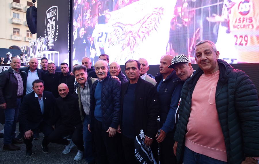 [386382] ΕΚΔΗΛΩΣΕΙΣ ΓΙΑ ΤΟΝ ΕΟΡΤΑΣΜΟ 100 ΧΡΟΝΩΝ ΑΠΟ ΤΗΝ ΙΔΡΥΣΗ ΤΟΥ ΠΑΟΚ ΣΤΗΝ ΠΛΑΤΕΙΑ ΑΡΙΣΤΟΤΕΛΟΥΣ (ΝΑΣΟΣ ΣΙΜΟΠΟΥΛΟΣ / Eurokinissi)