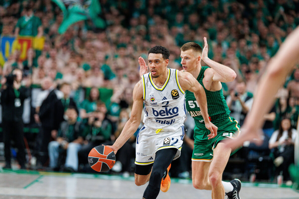 Eurolygos Rungtynese Kaune Susitiko Kauno Žalgiris Ir Stambulo Fenerbahce . 2026 05 06, Kaunas Kaunas Lietuva *** Zalgir