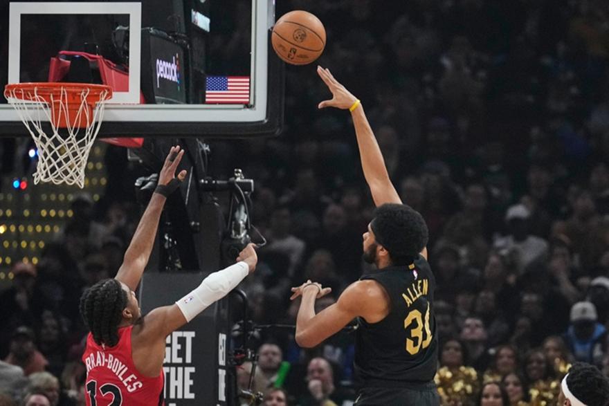 Raptors Cavaliers Score Allen 061338