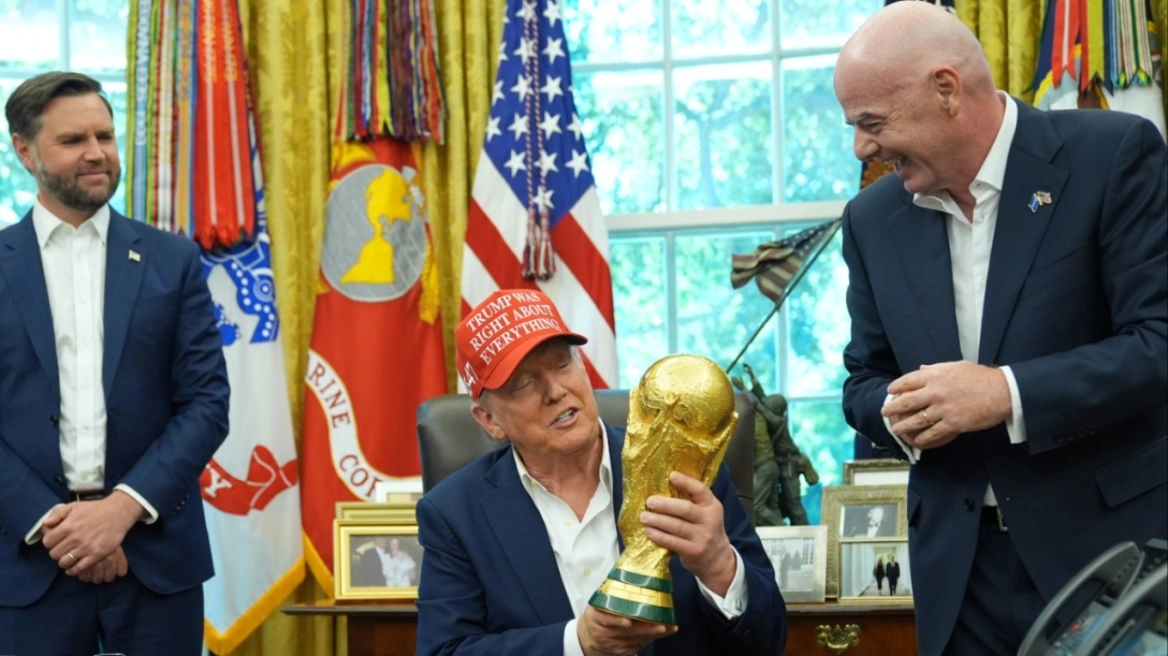 Trump Infantino Worldcup