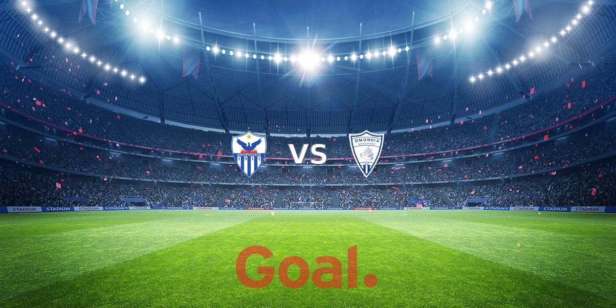 Live Match Center: Ανόρθωση – Ομόνοια Αραδίππου 1-0